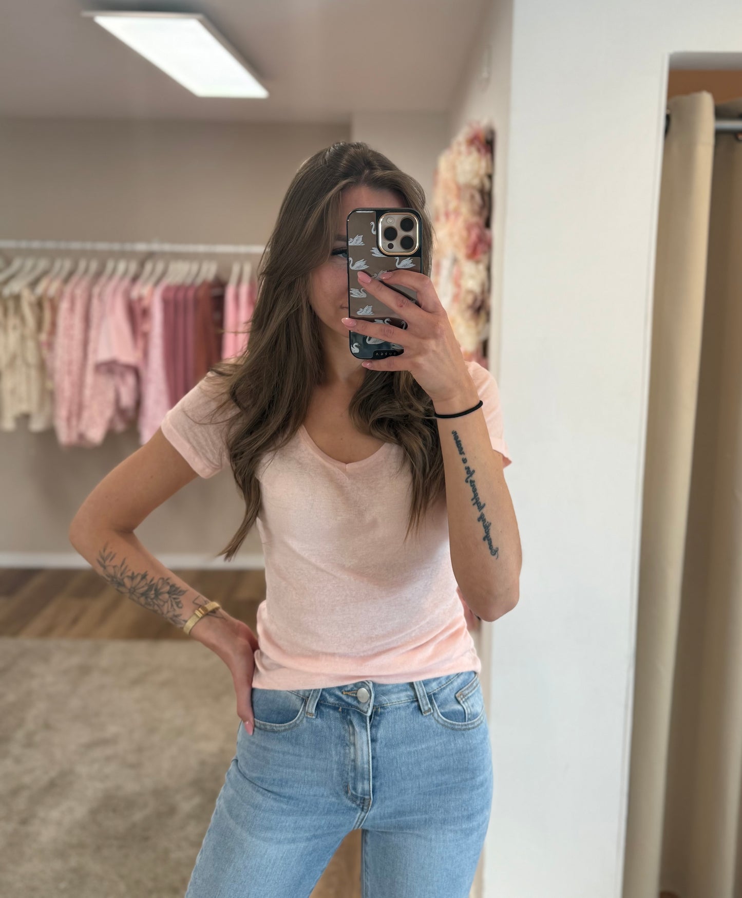 Basic Shirt „rosa“