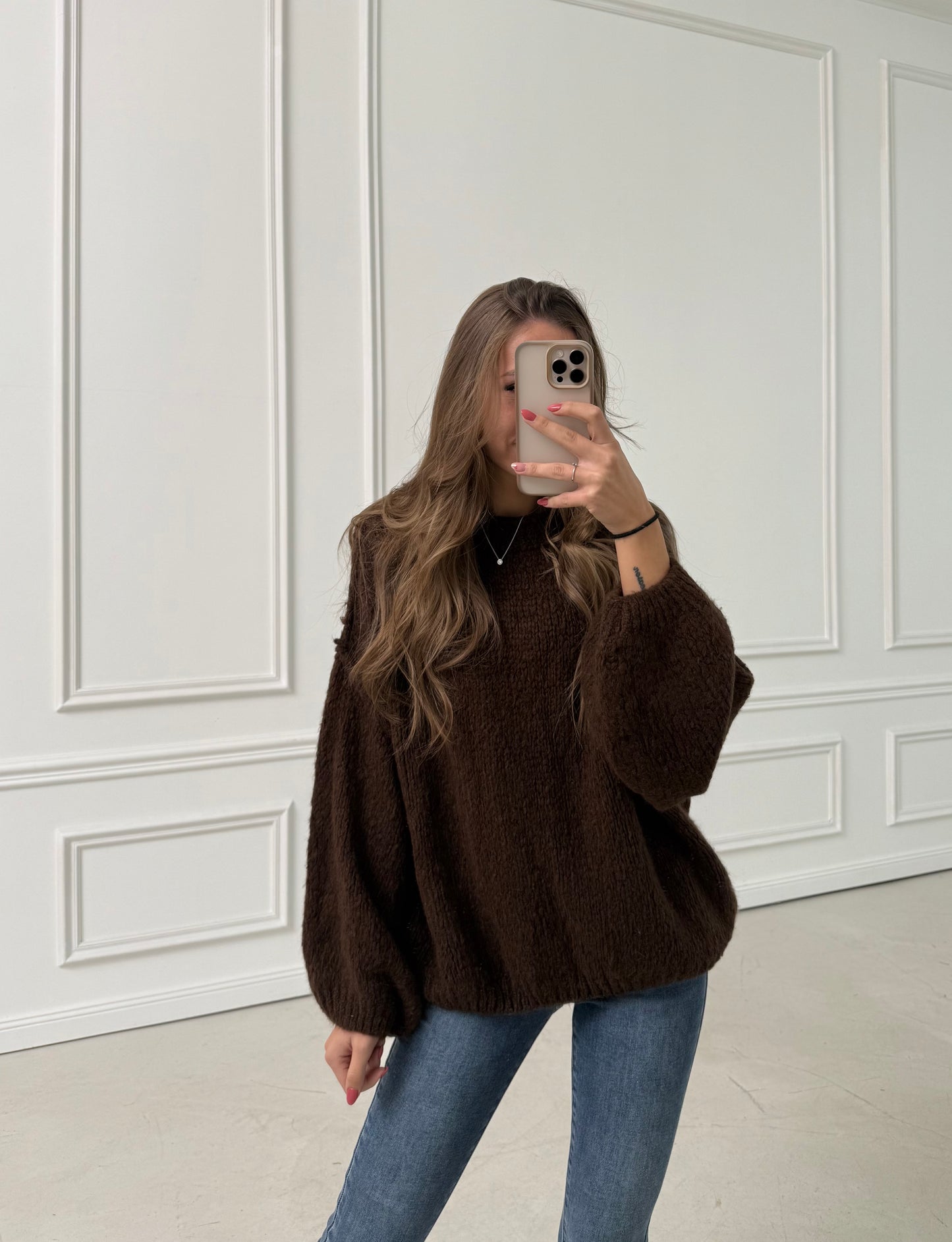 Pullover „Emi“ braun