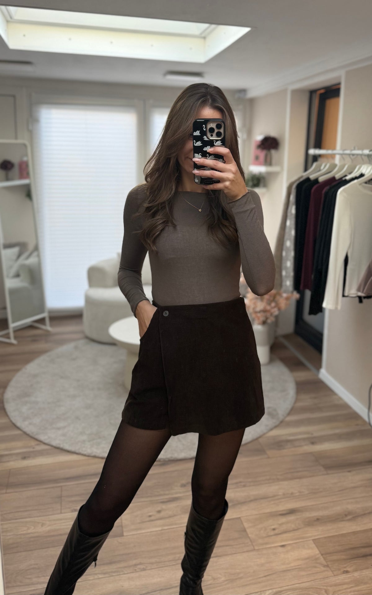 Cord Skort „Moccha“