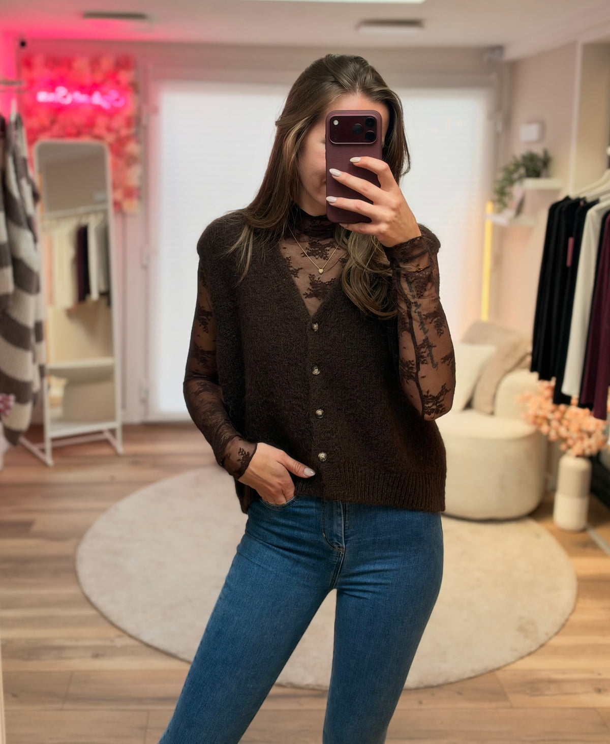 Mila Flausch-Cardigan