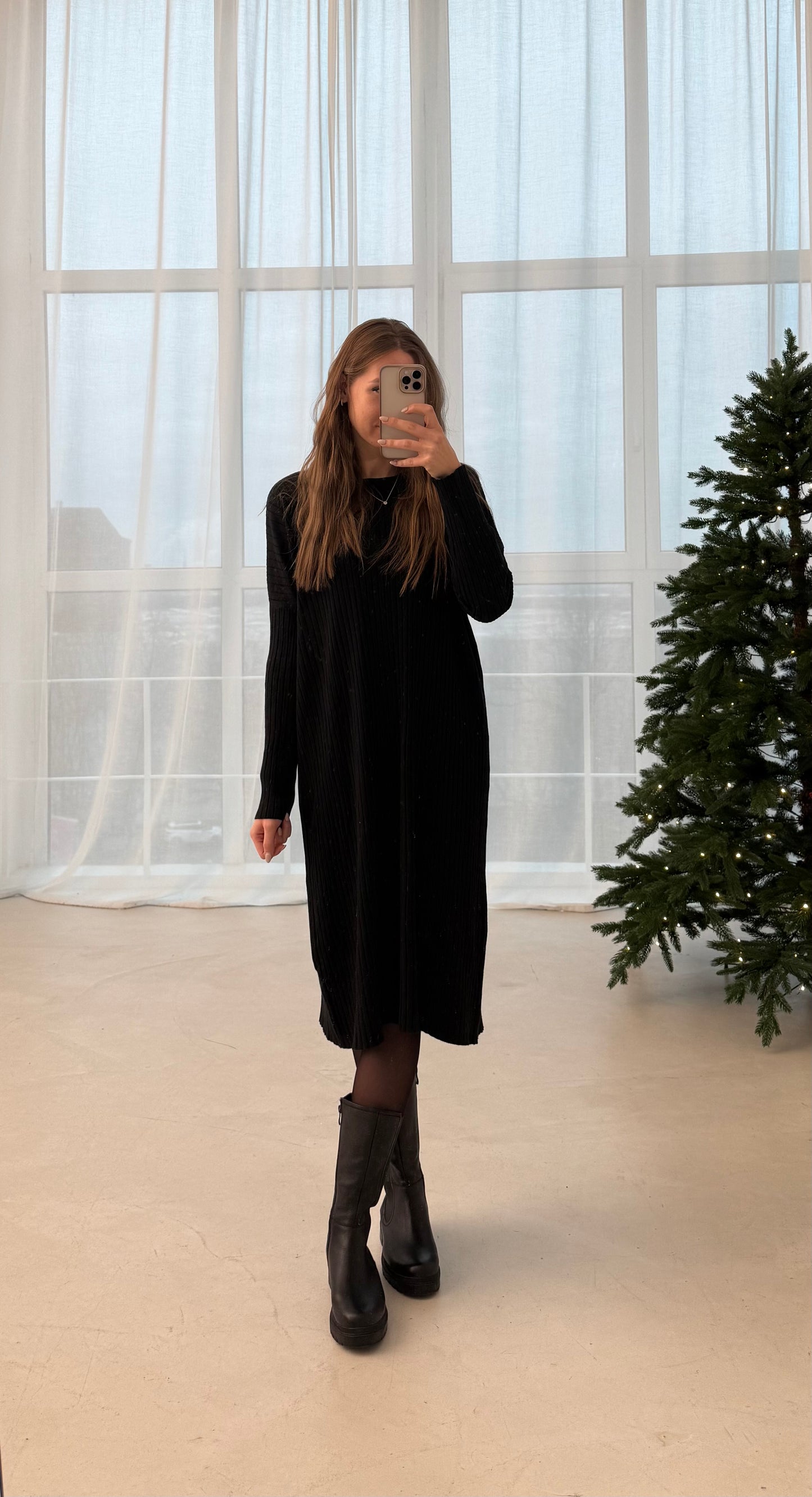 Kleid „cuddly“ schwarz