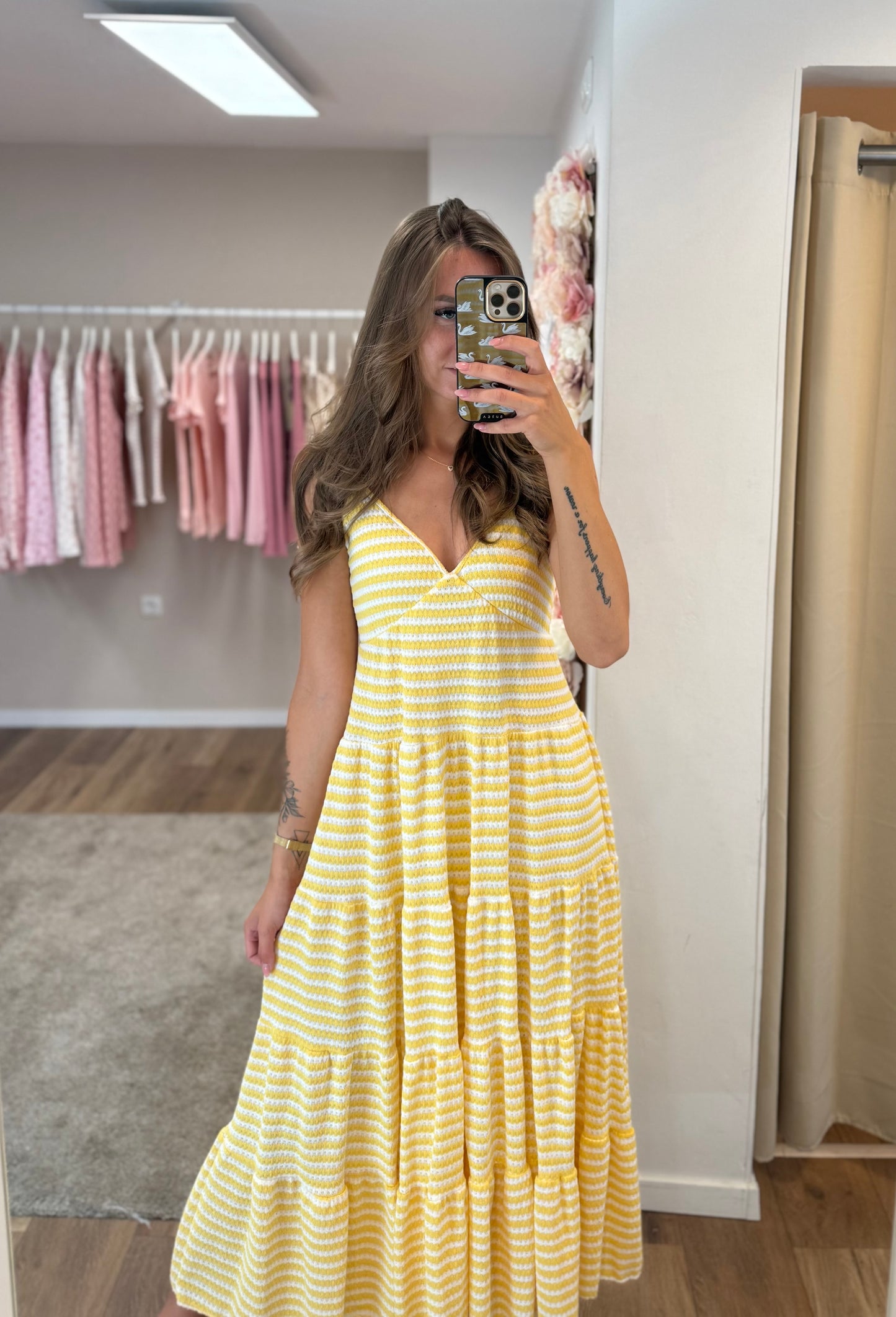 Kleid „Basic yellow“