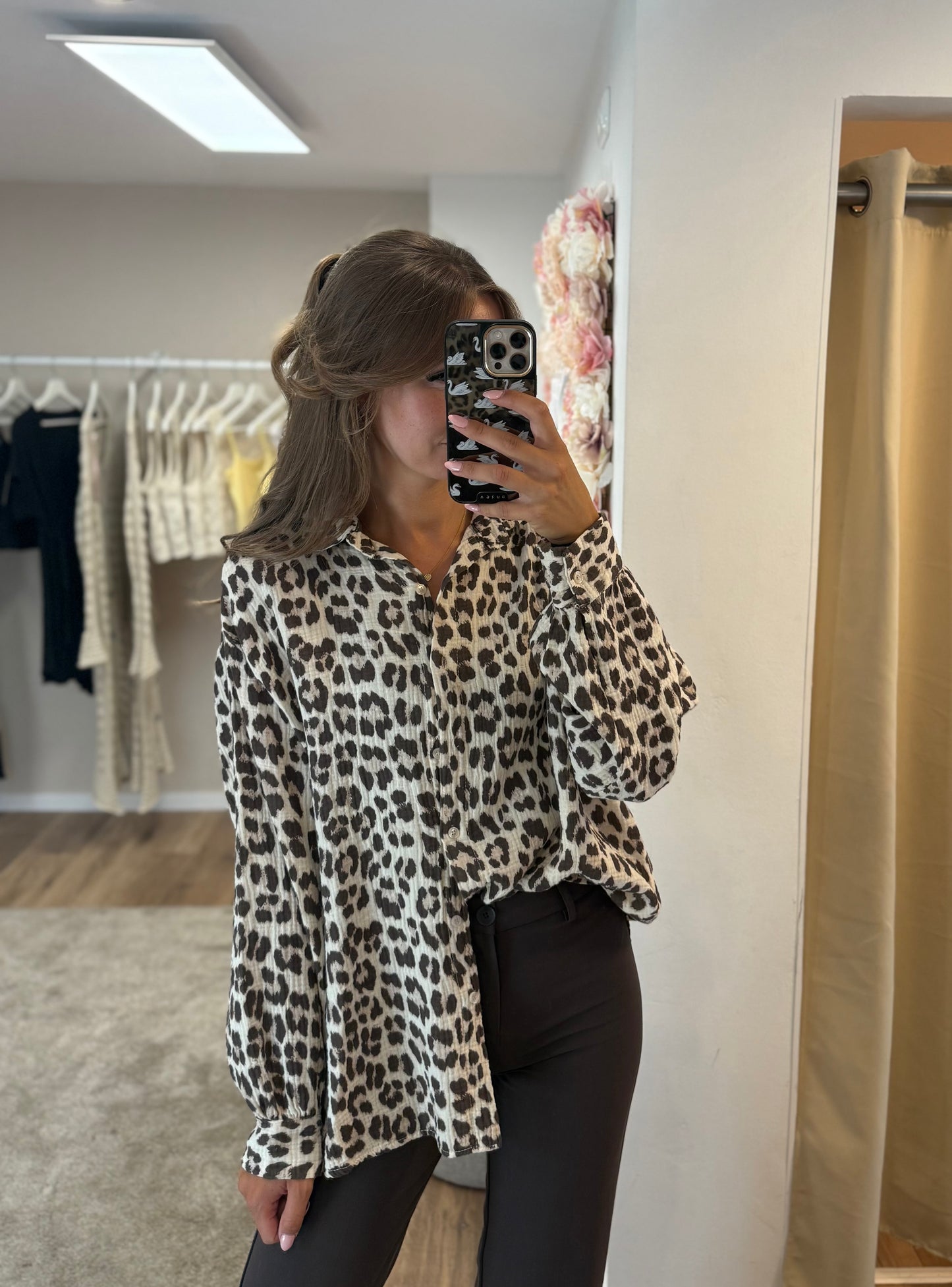 Musselin Leo Bluse