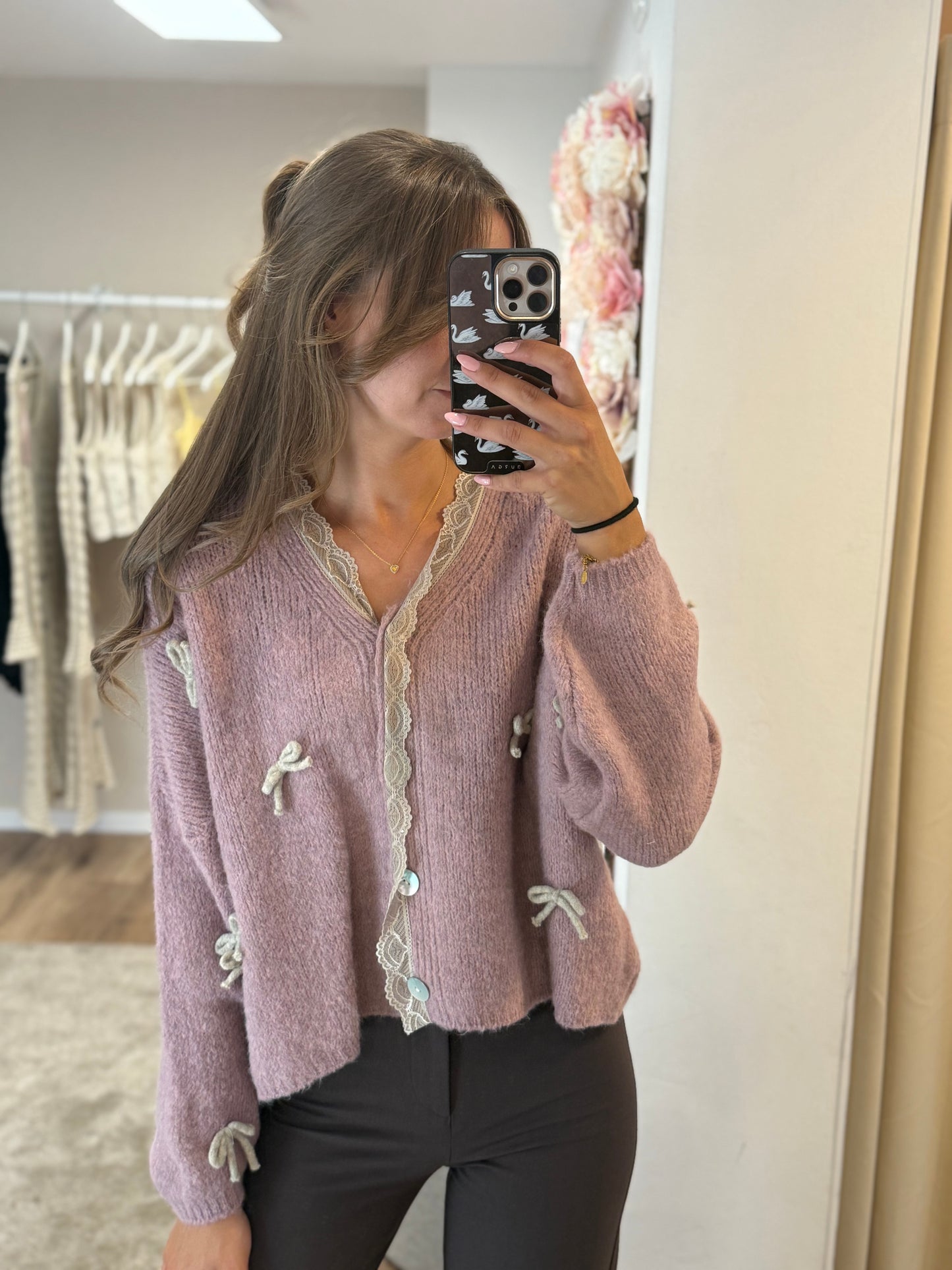 Bella-Schleifen Cardigan
