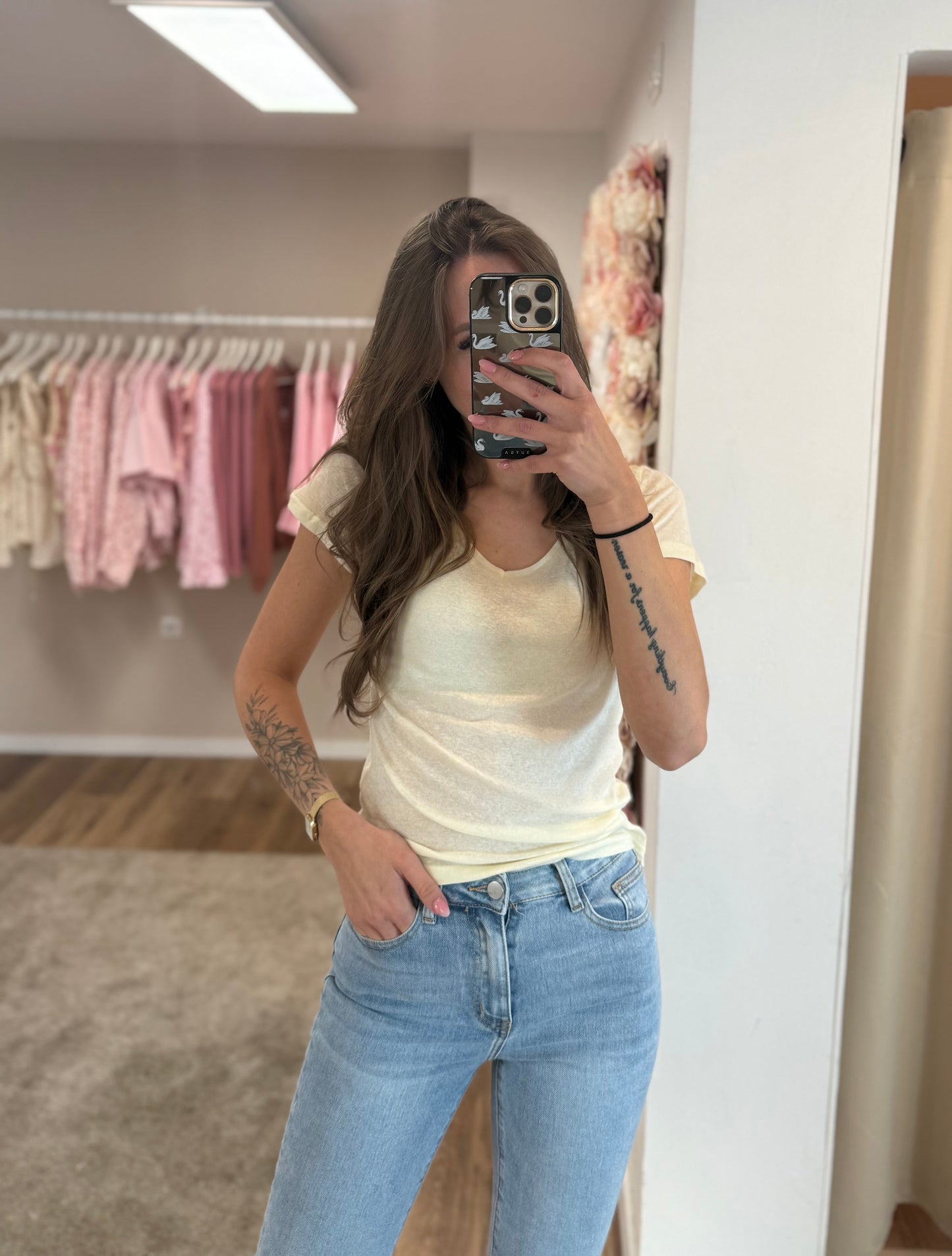 Basic Shirt „yellow“