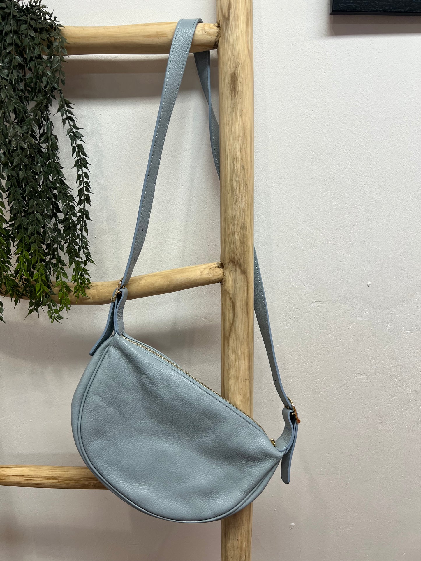 Tasche Blau Grau