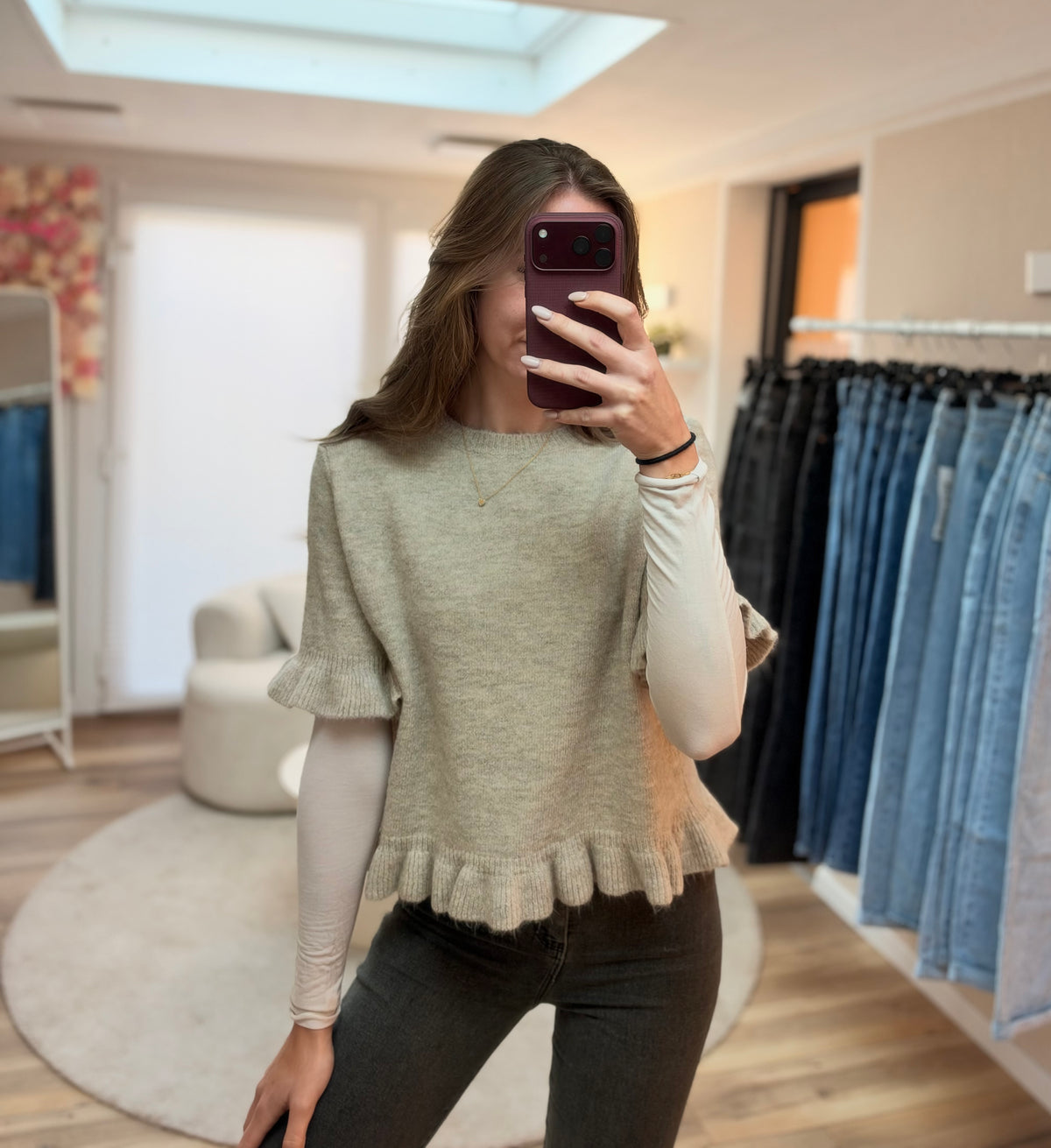 Ruffle Love Pullover