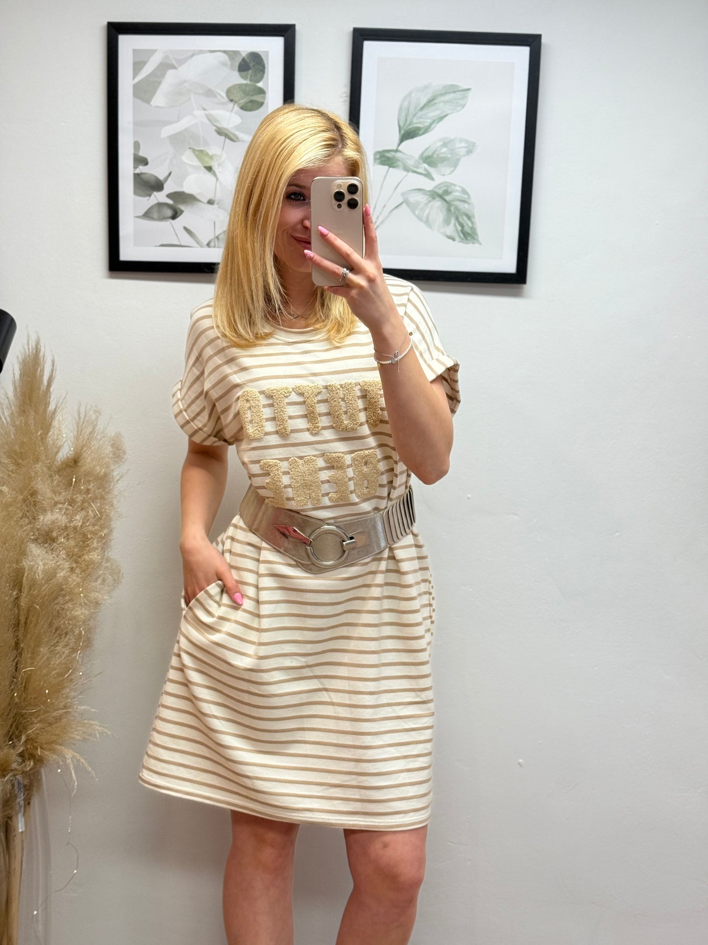 T-Shirt Kleid ,,Bene“ verschiedene Farben