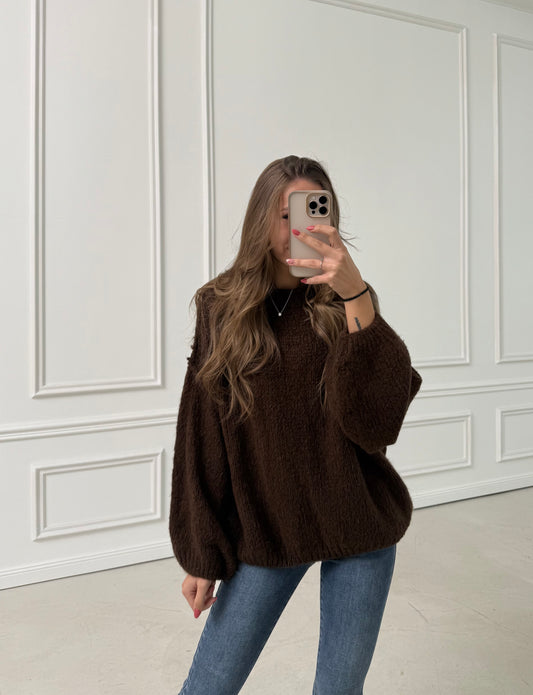 Pullover „Emi“ braun