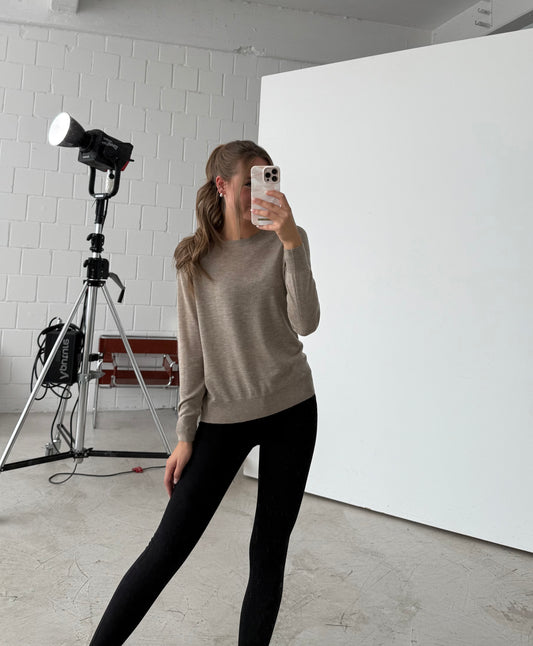 Pullover „ easy“ braun
