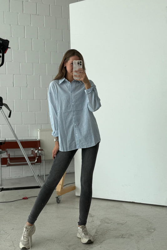 Bluse „stripes“ Blue