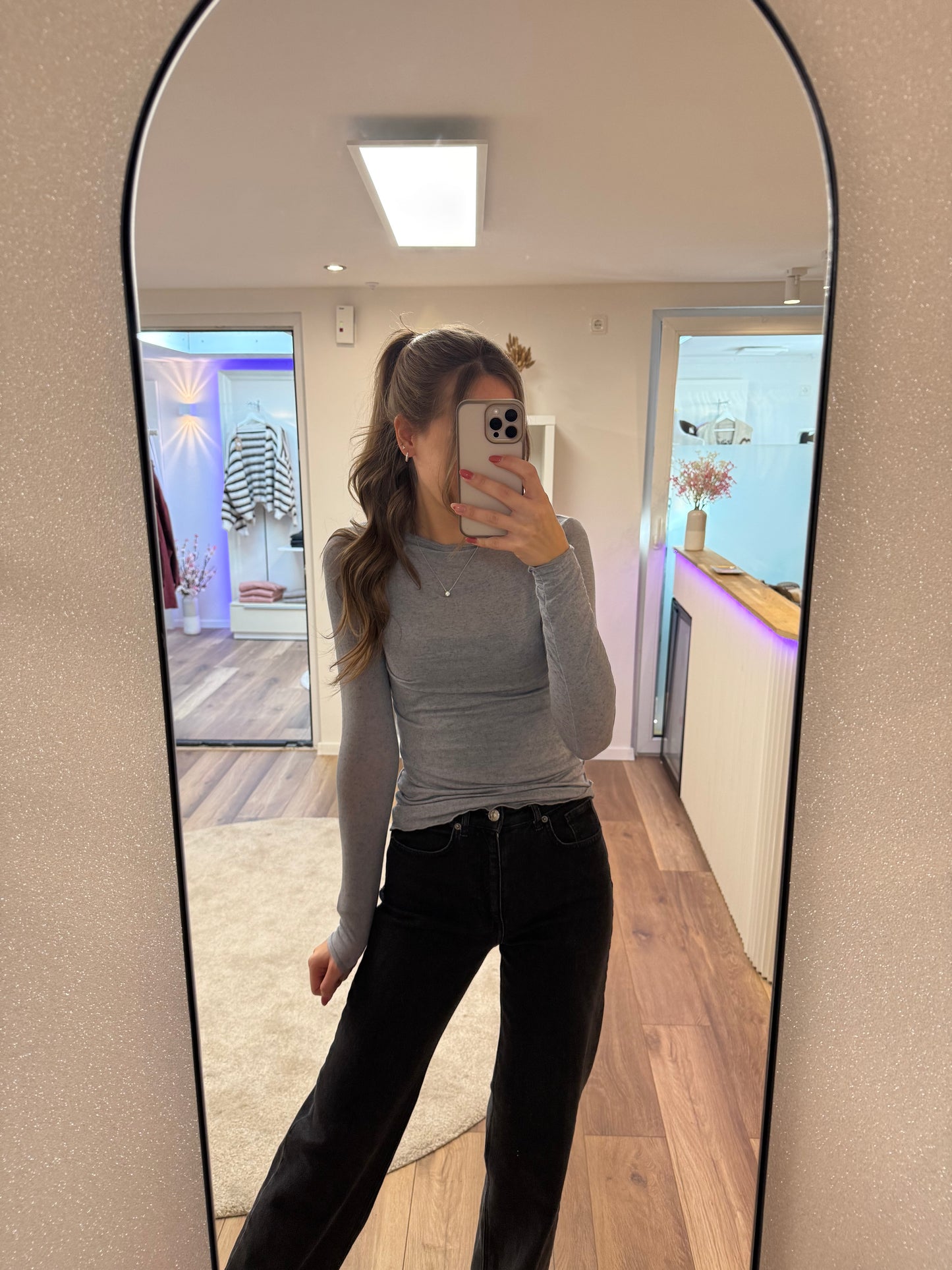 Longsleeve „grau“