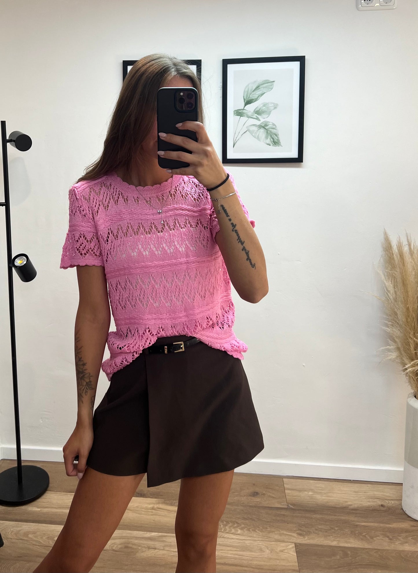 Strick Shirt pink  „Amali“