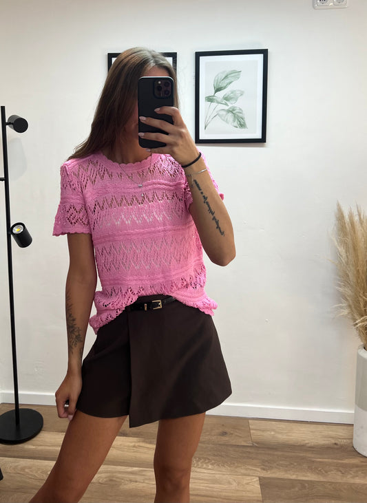 Strick Shirt pink  „Amali“