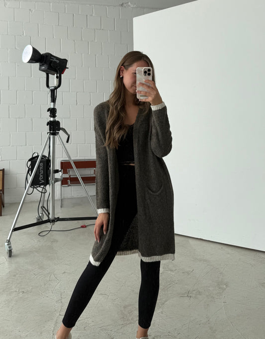 Cardigan dark green