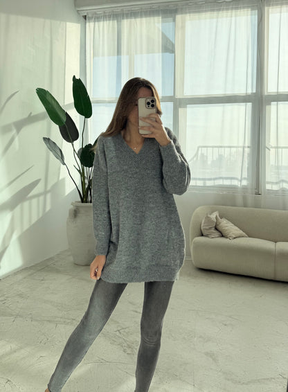 Pullover Long „Glitzer“