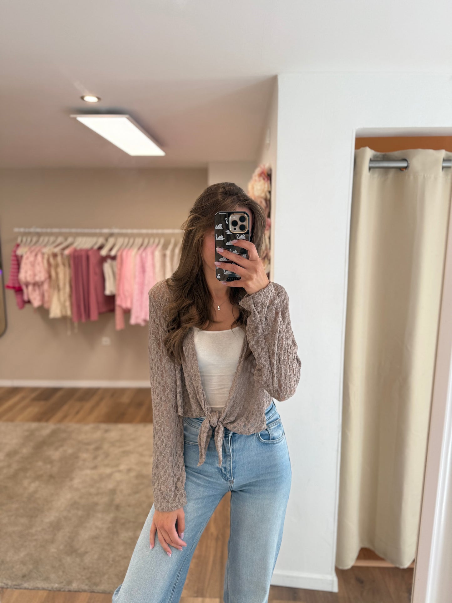 Cardigan „Soft Taupe“