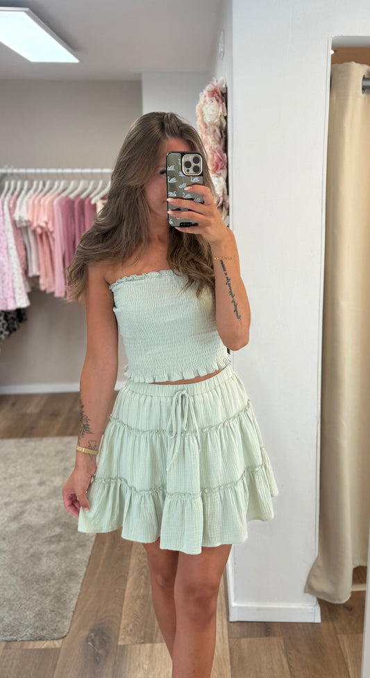 Musselin Bandeau-Top