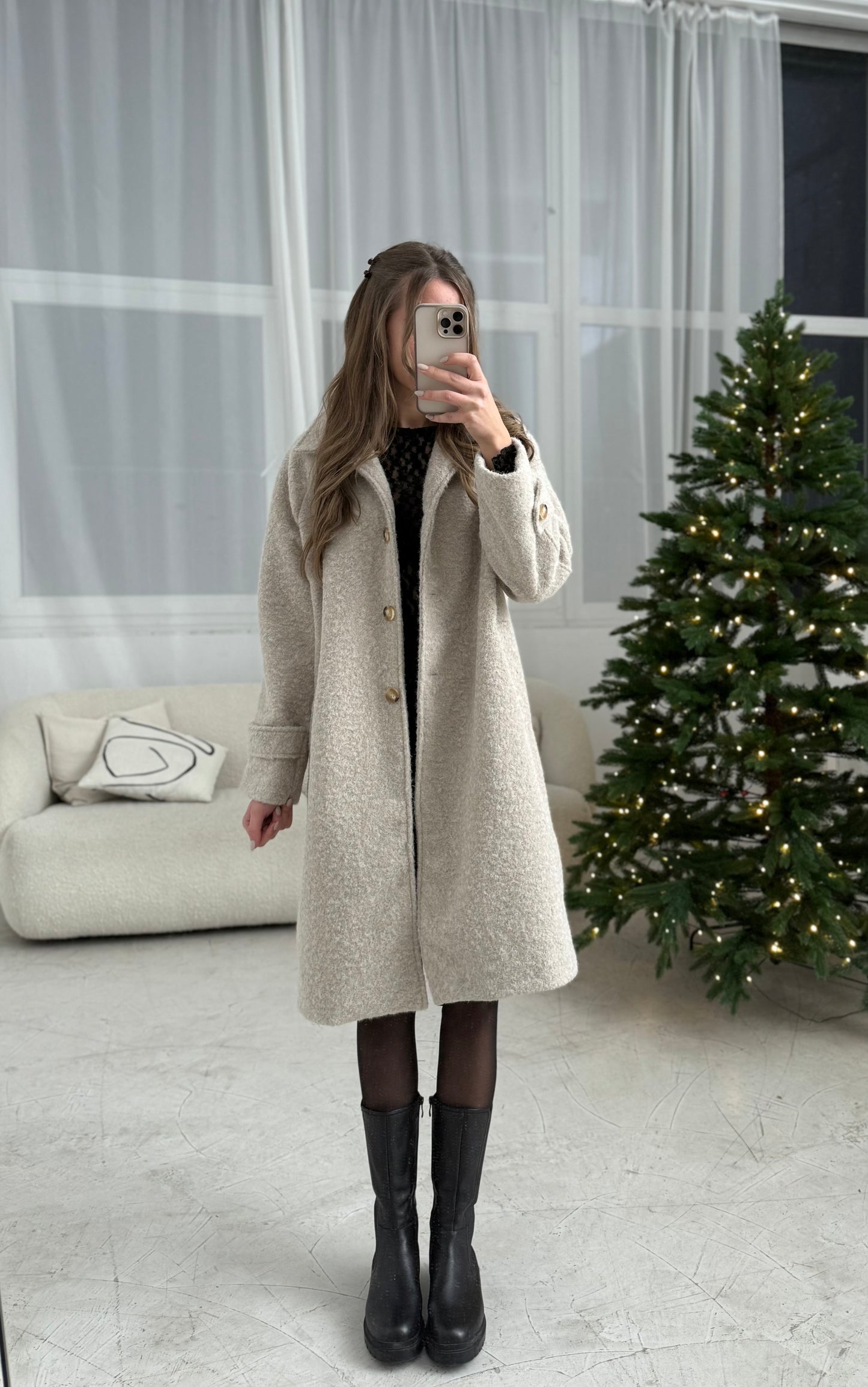 Mantel „Cozy“ beige