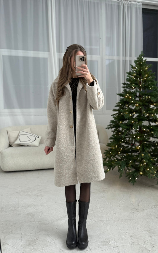 Mantel „Cozy“ beige