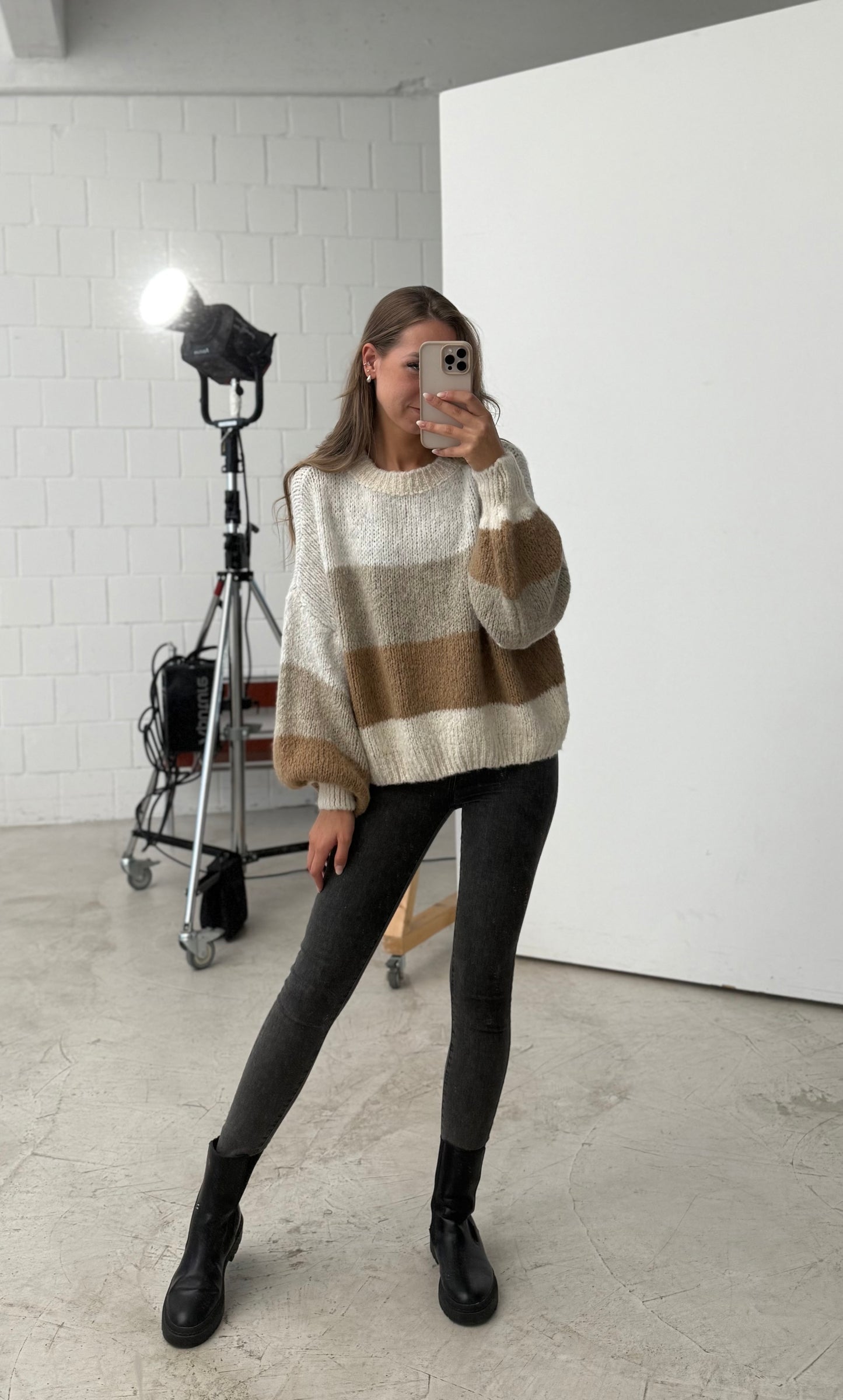 Strickpullover „autumn“ braun