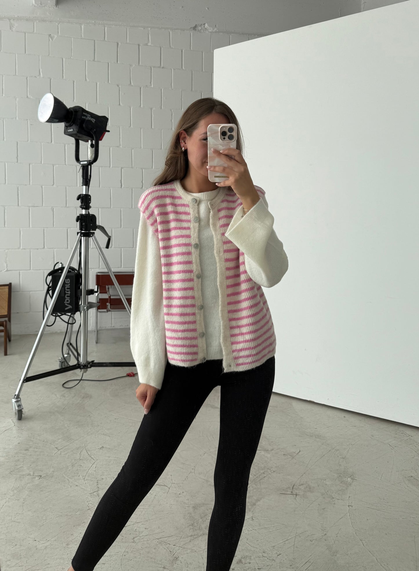 Strickweste pink