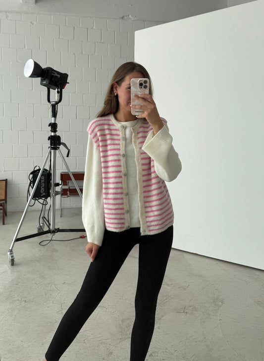 Strickweste pink