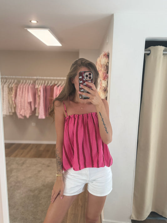Top „Musselin Pink“