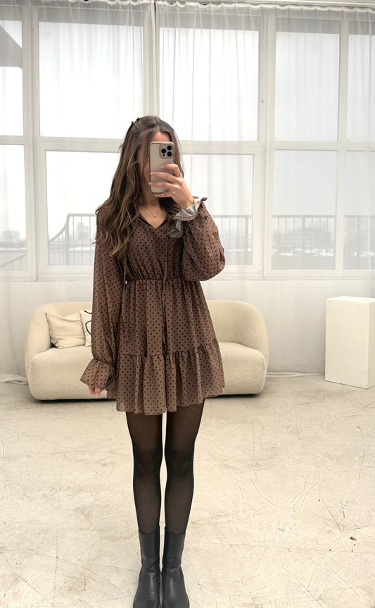 Blusenkleid mit Pünktchen