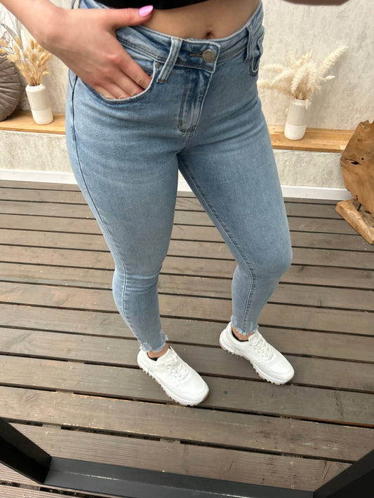 Jeans „Push Up“ Jeansblau