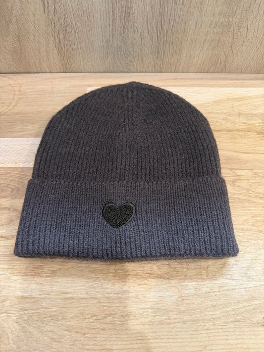 Mütze „Herz“ braun