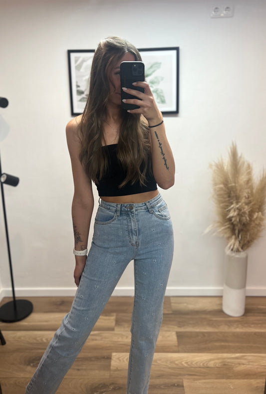 Jeanshose „Heartbeat“