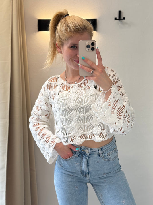 Crochet Top ,,Muschel“
