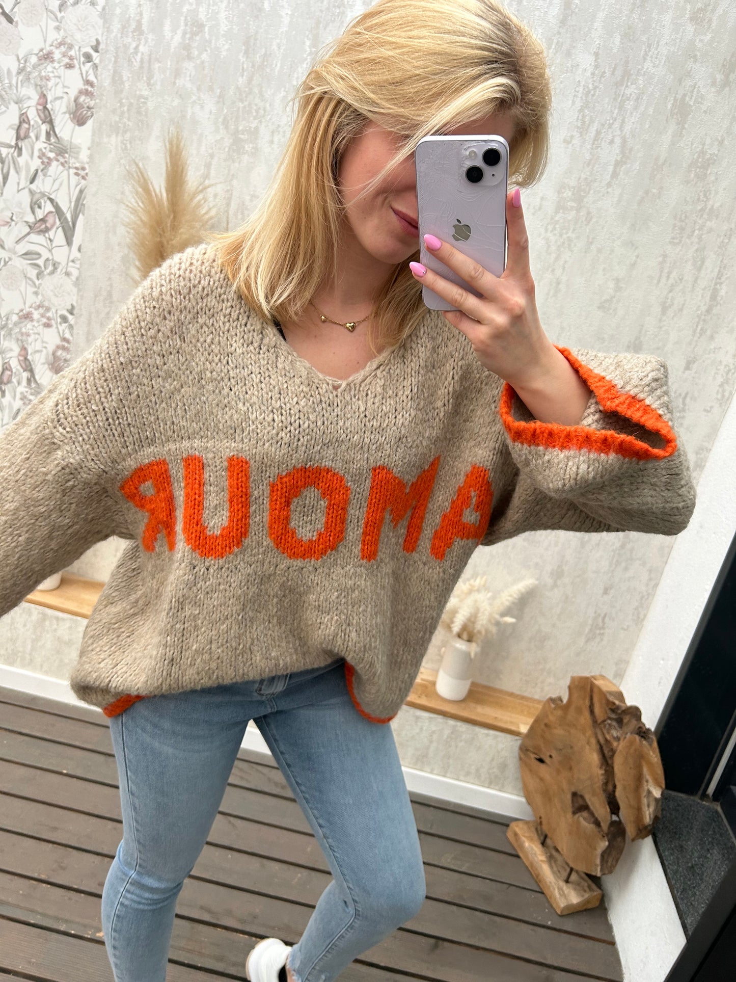 Strickpullover ,,Amour“