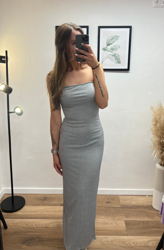 Bandeaukleid Grau