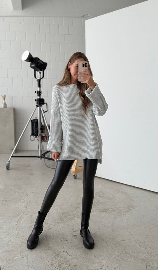 Leder Leggins