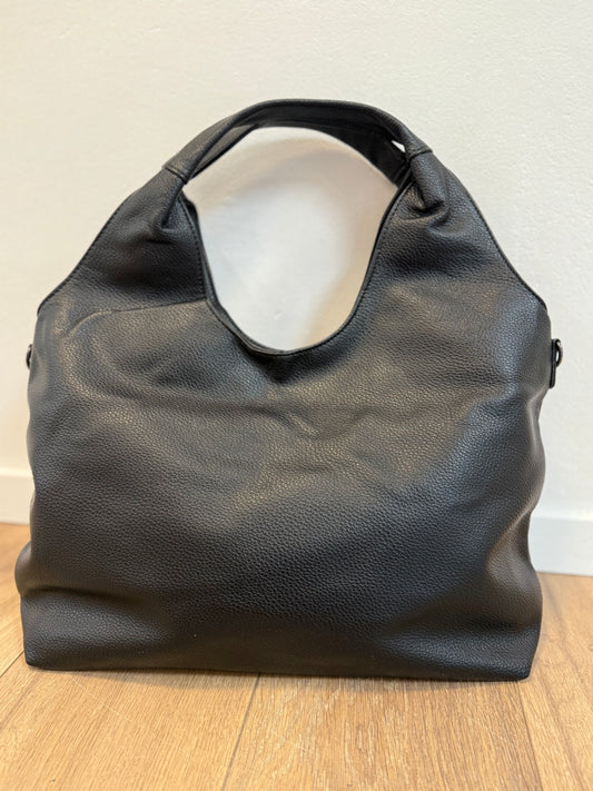 Ledertasche Black