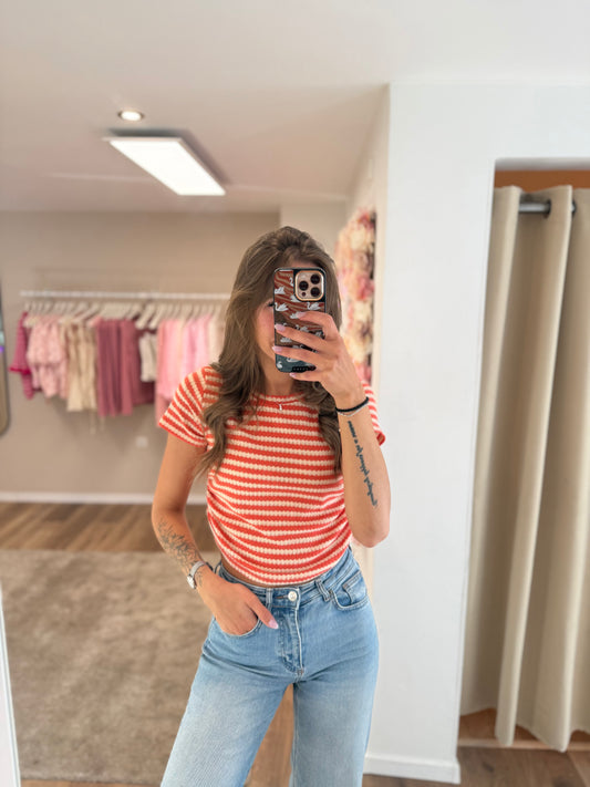 Sunset Stripe Top