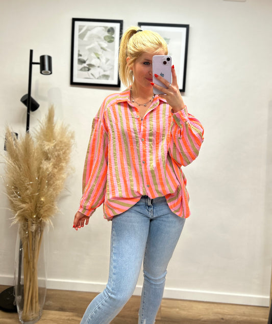 Musselinbluse „Pastelli“