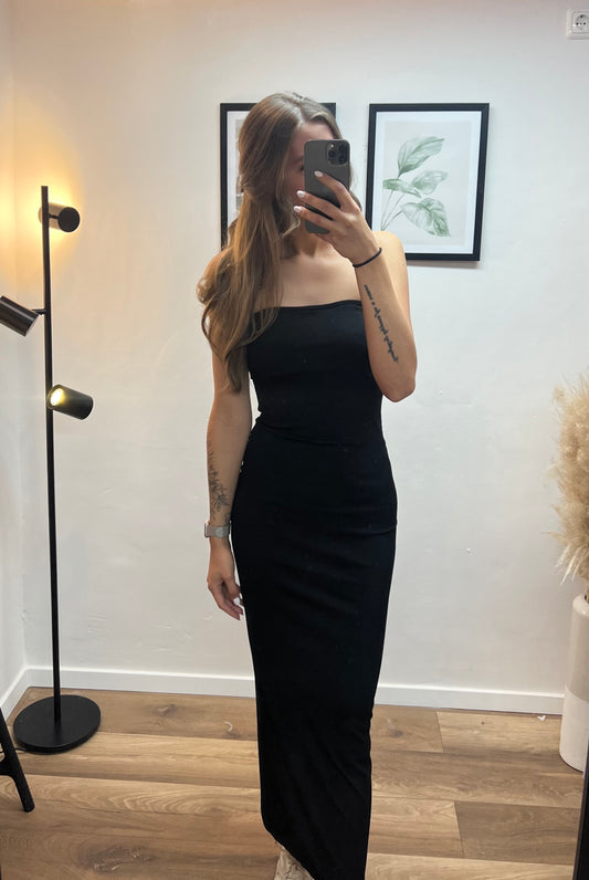 Bandeaukleid Black