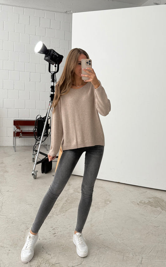 Pullover „ around“ braun