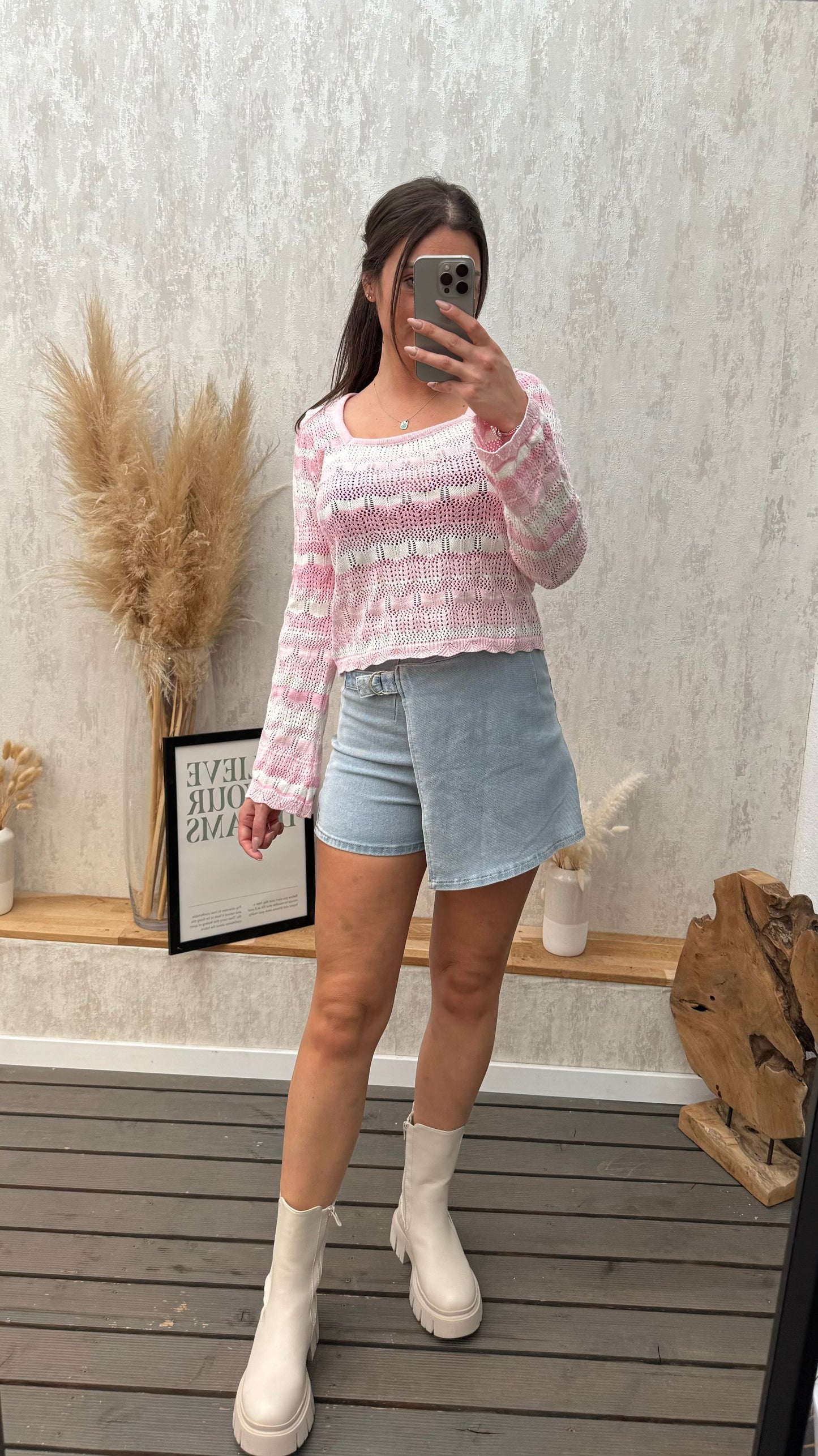 Leichter Strickpullover ,,Strickwunder“