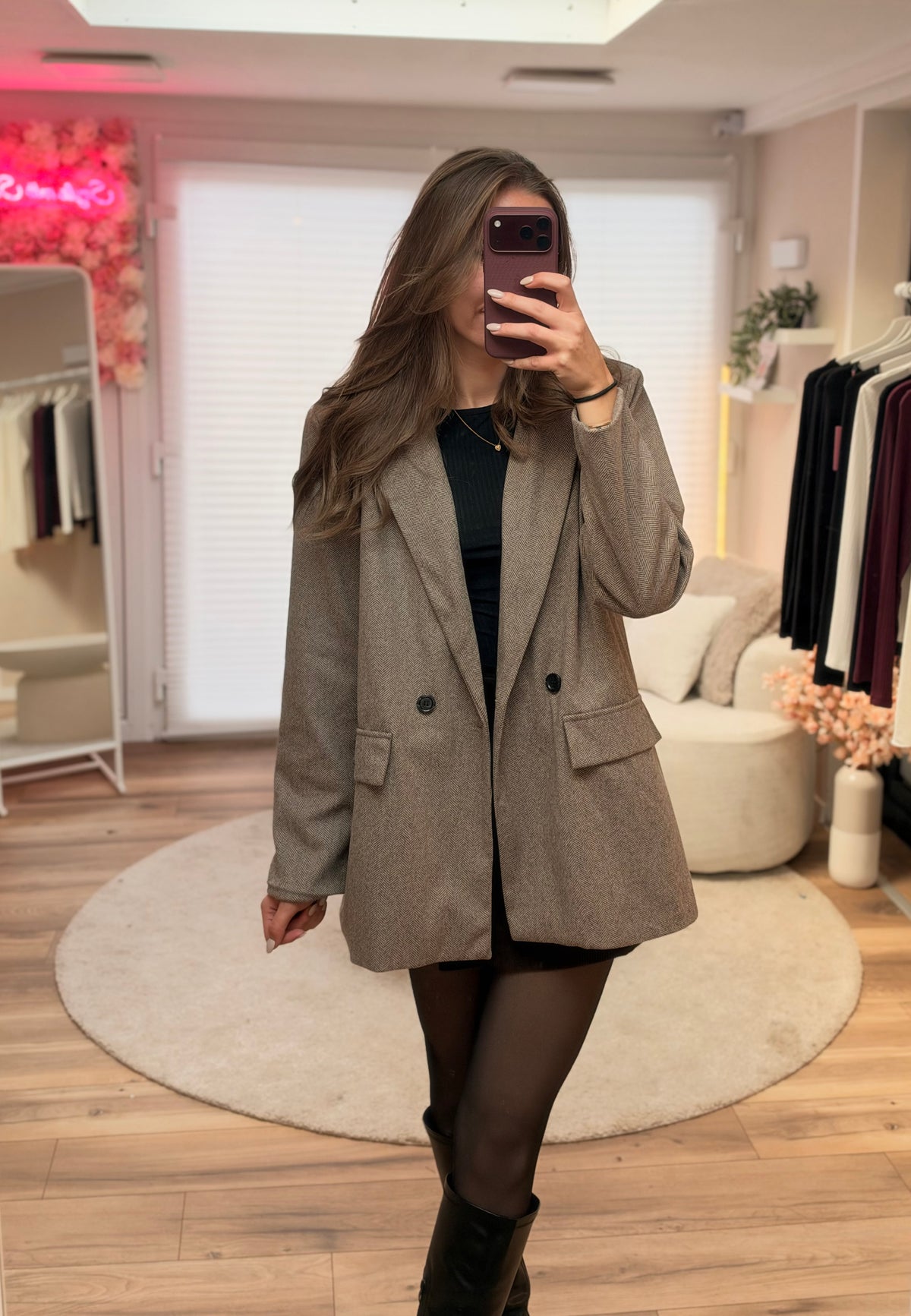 Ella Oversize-Blazer „braun“