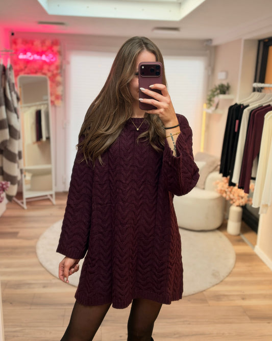 Amelie Zopfstrickkleid