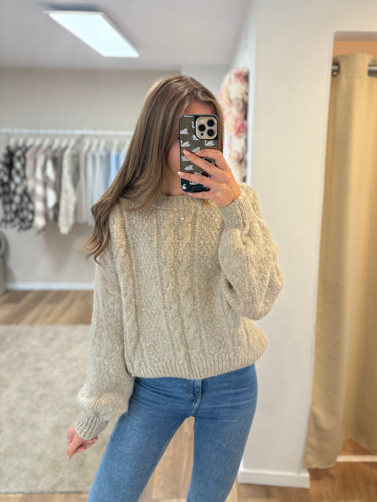 Zopfstrickpullover „Amalia“