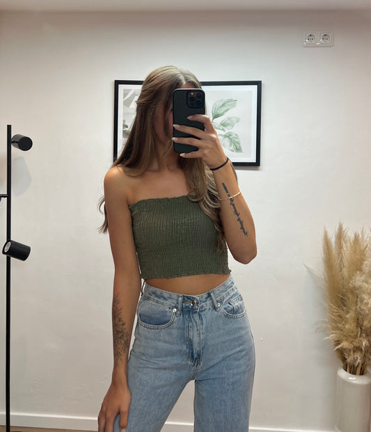 Bandeautop Khaki