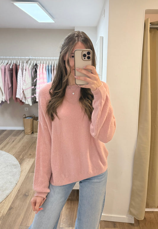 Pullover „happy“ zart Rosa