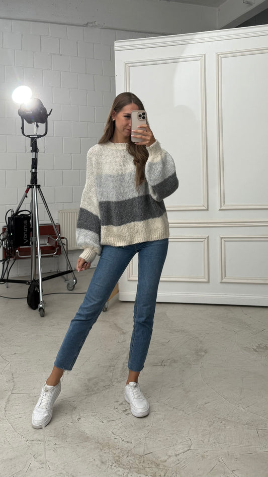 Strickpullover „autumn“ Blue