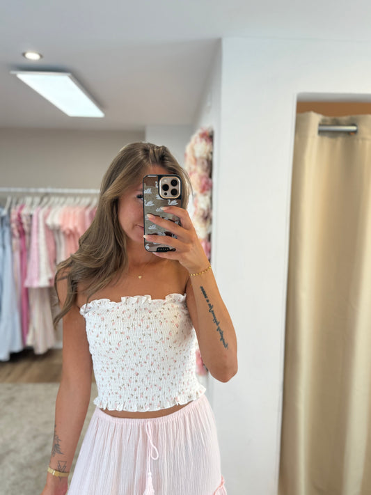 Blümchen-Bandeau mit Rüschen