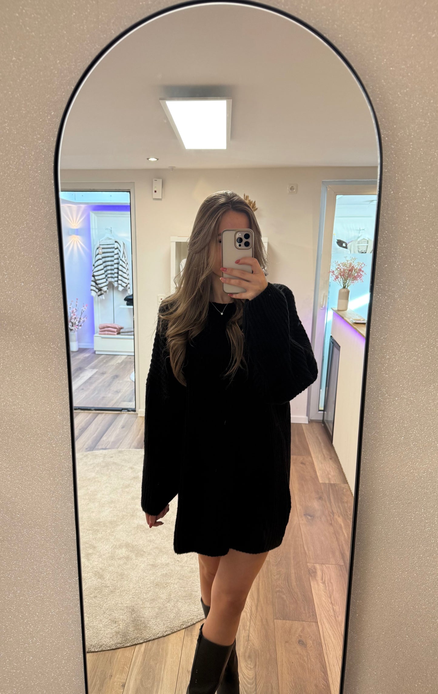 Pullover-Kleid „Lissi“ Schwarz